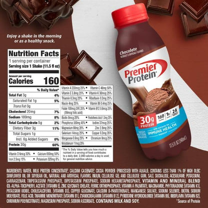 Premier Protein Shake 12 Pack - 30g Protein