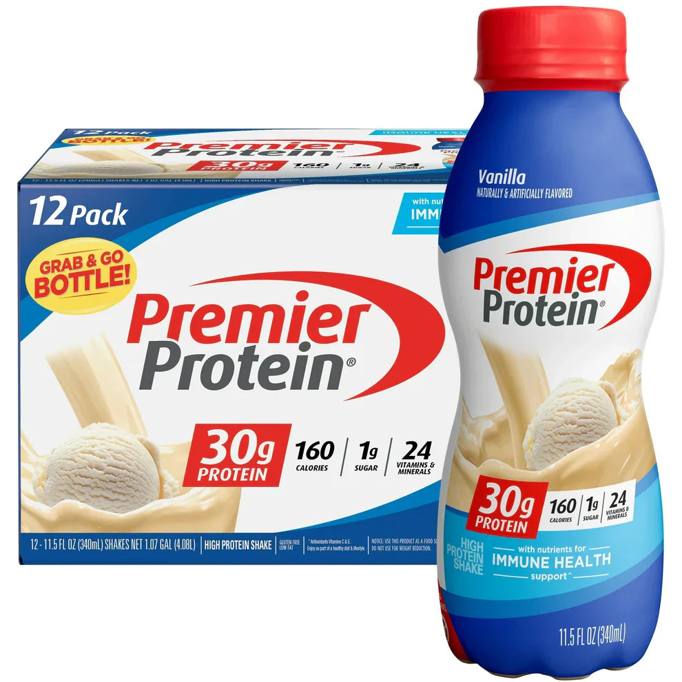 Premier Protein Shake 12 Pack - 30g Protein